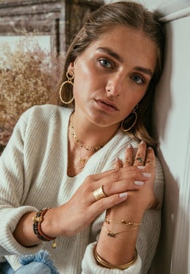 Zag Bijoux Gandy Gold Necklace