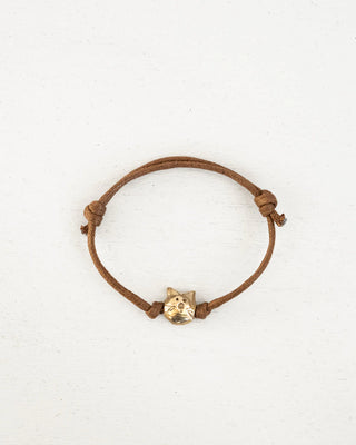 Pesci Che Volano Gatto Bronze Charm Bracelet