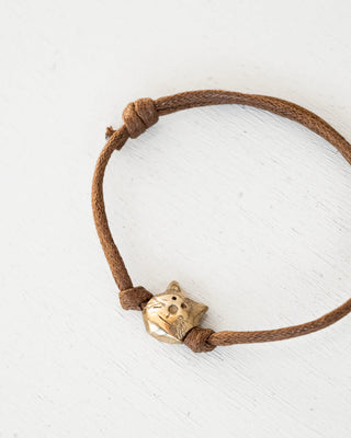 Pesci Che Volano Gatto Bronze Charm Bracelet