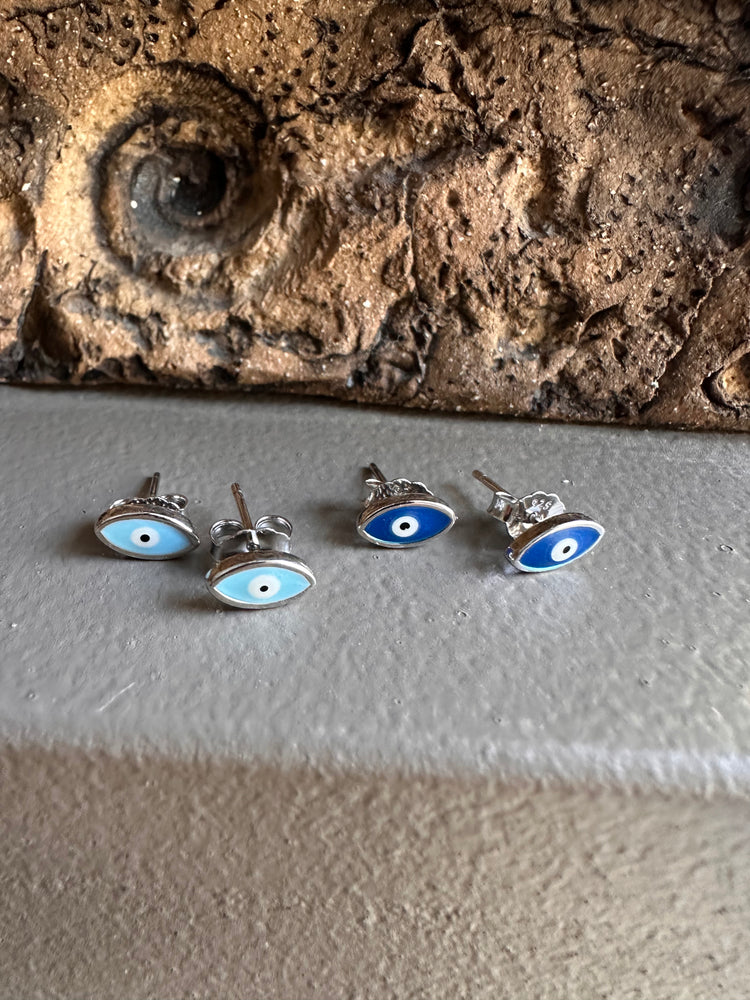 Gammie Eye Of Protection Silver Stud Earring