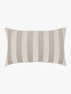 L and M Home Etro Luxury Velvet and Linen Stripe Cushion Almond