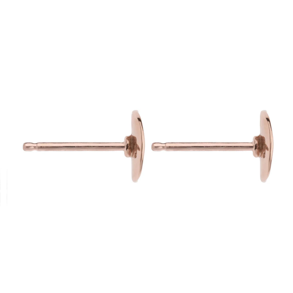 Najo Double Beat Stud Gold and Rose Gold Earring