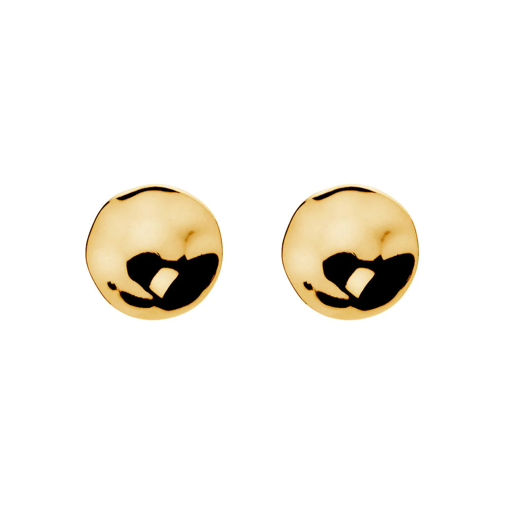 Najo Double Beat Stud Gold and Rose Gold Earring