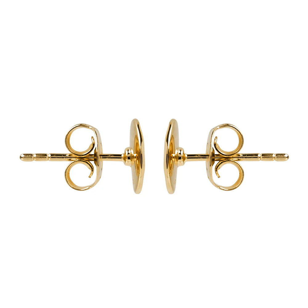 Najo Double Beat Stud Gold and Rose Gold Earring