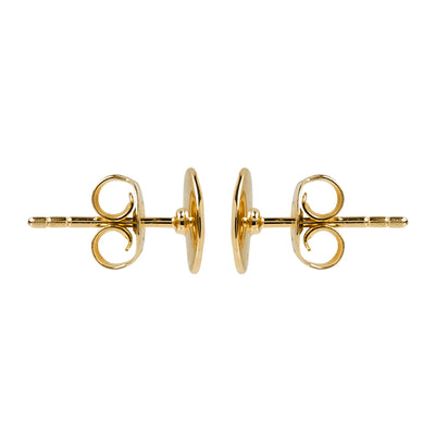 Najo Double Beat Stud Gold and Rose Gold Earring