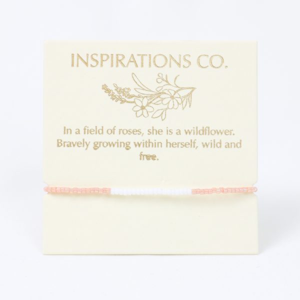 Love Lunamei Inspirations Bracelet Pink and White