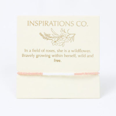 Love Lunamei Inspirations Bracelet Pink and White
