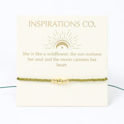 Love Lunamei Inspirations Bracelet Army and Gold