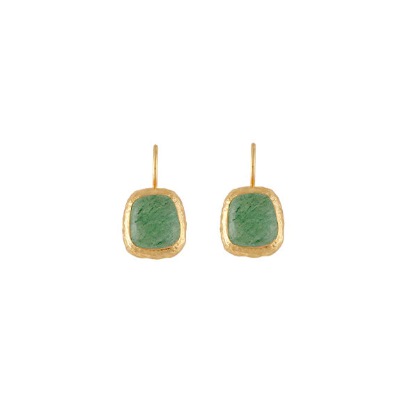 Bianc Muse Earring Green Aventurine