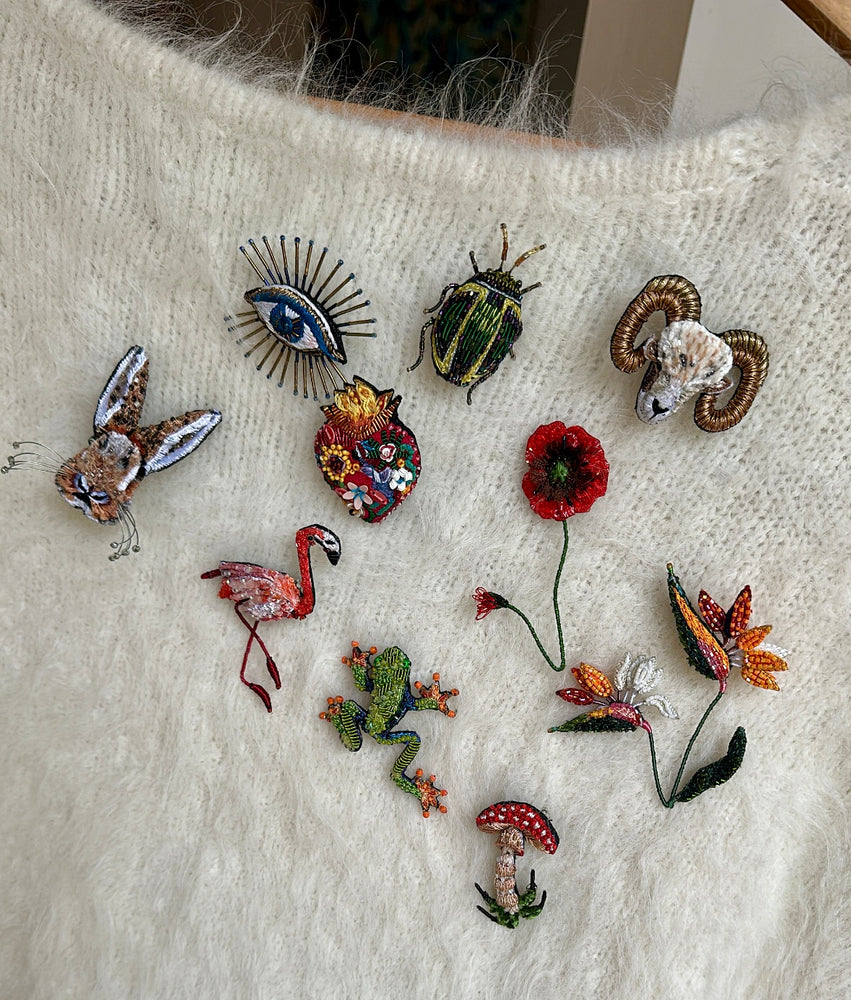 Trovelore Bird of Paradise Flower Brooch