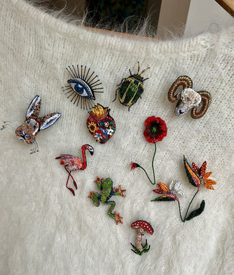 Trovelore Red Eyed Tree Frog Brooch