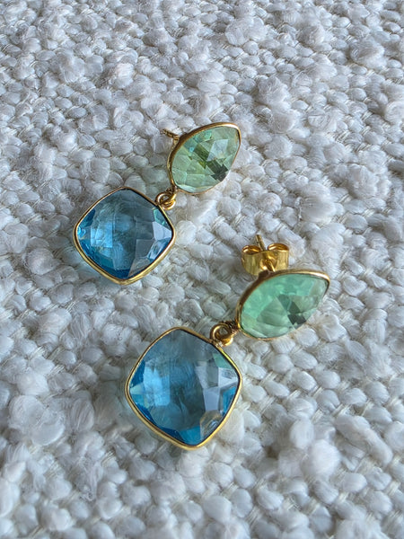 Gemajesty Crystal Quartz Drop Earring