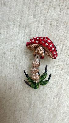 Trovelore Fly Mushroom Brooch