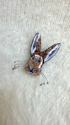 Trovelore Giant Rabbit Brooch