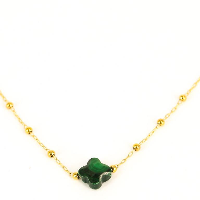 Zag Bijoux Velasquez Clover necklace, Gold. King William Rd Zag Bijoux Velasquez Clover necklace, Gold. King William Rd