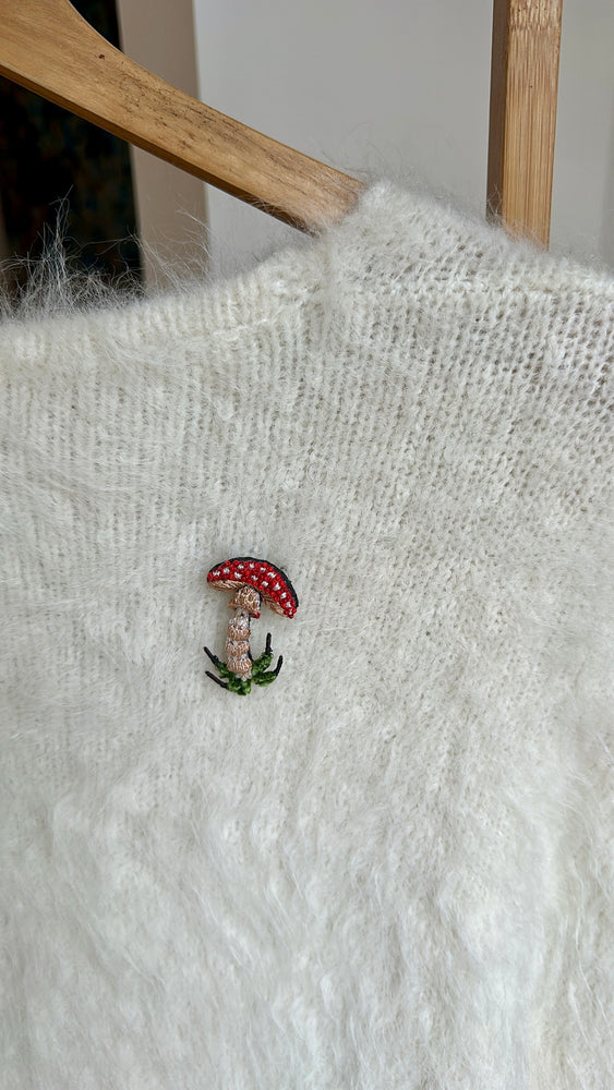 Trovelore Fly Mushroom Brooch