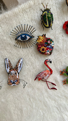 Trovelore Giant Rabbit Brooch