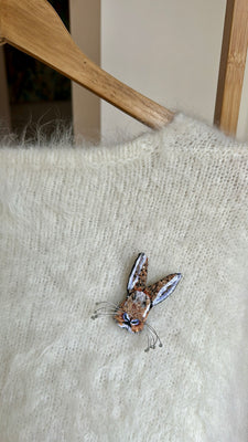 Trovelore Giant Rabbit Brooch
