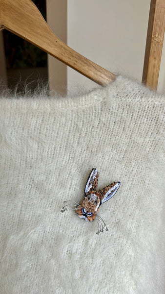 Trovelore Giant Rabbit Brooch