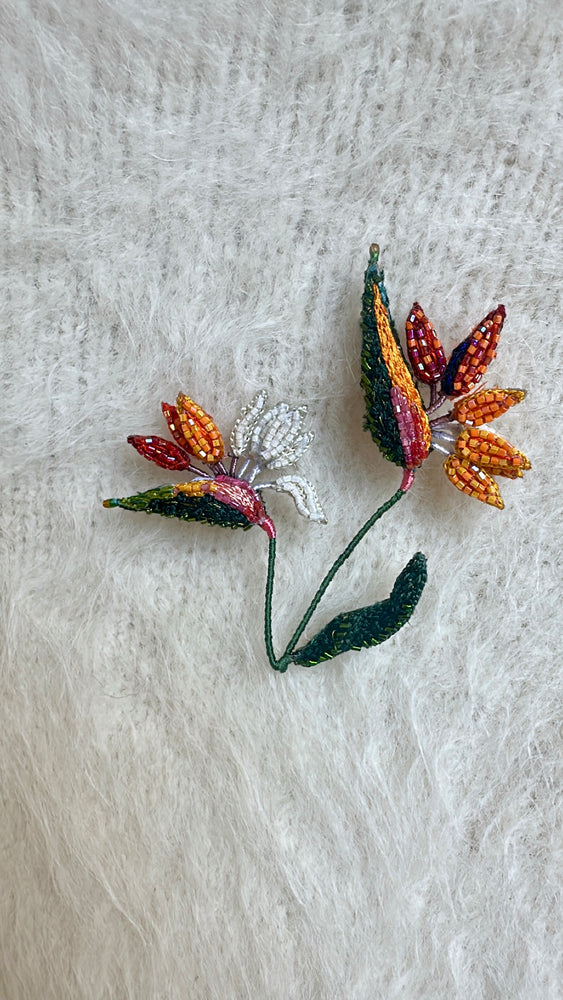Trovelore Bird of Paradise Flower Brooch