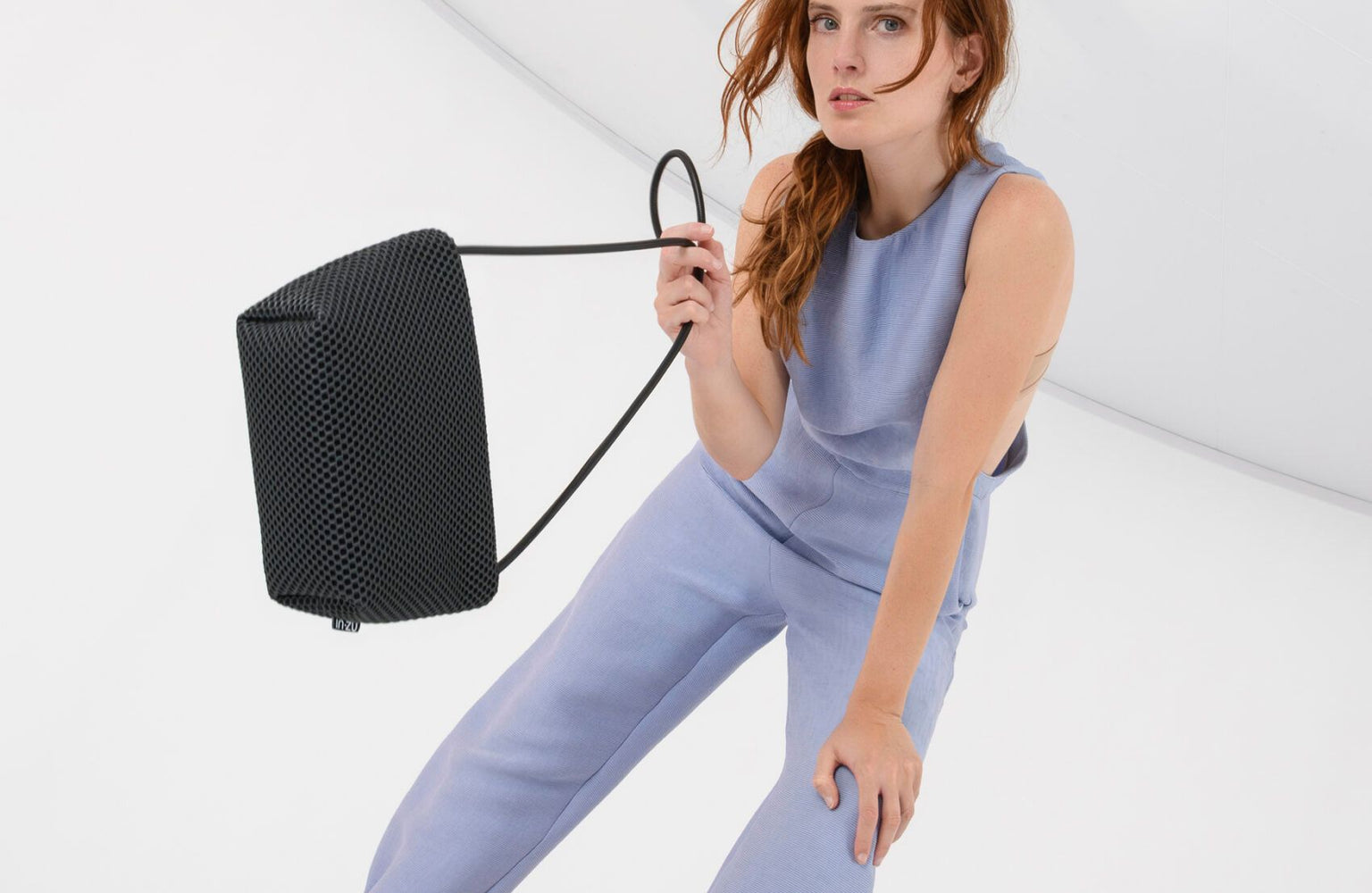 InZu Mouse Black and Pink Hive Crossbody Bag
