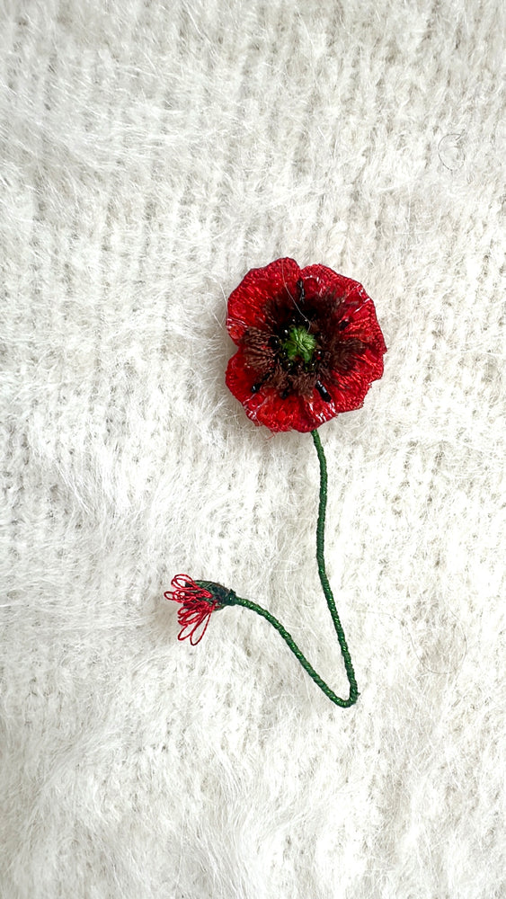 Trovelore Shirley Poppy Brooch