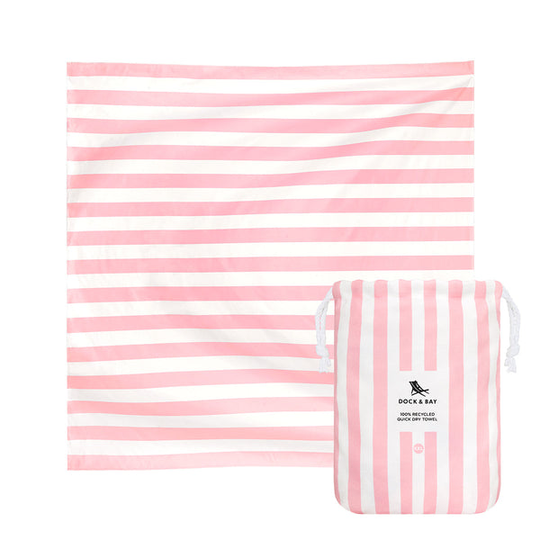Dock and Bay Towels Cabana Collection 2X-Large Malibu Pink