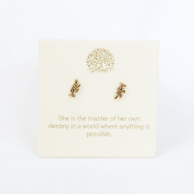 Love Lunamei Inspirations Fern Earring Stud