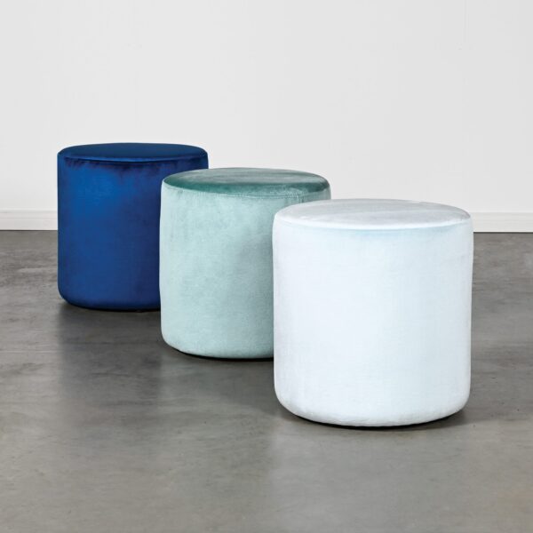Darcy and Duke Ottoman Soho Vevet