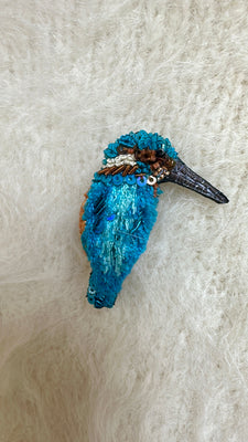 Trovelore River Kingfisher Brooch