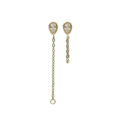 AEC Paris Bala Teardrop White Zirconia