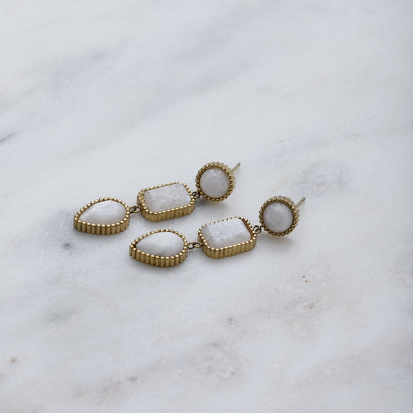AEC Paris Persephone Moonstone Earrings
