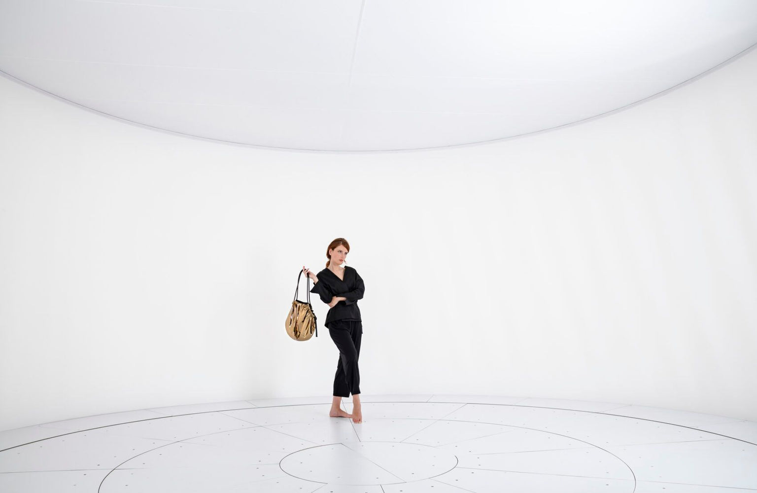 InZu Cocco Tote Bag Silver Space