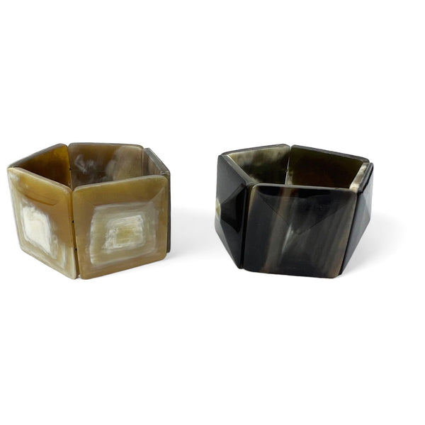 Soyang Paris Horn Square Stretch Bangle