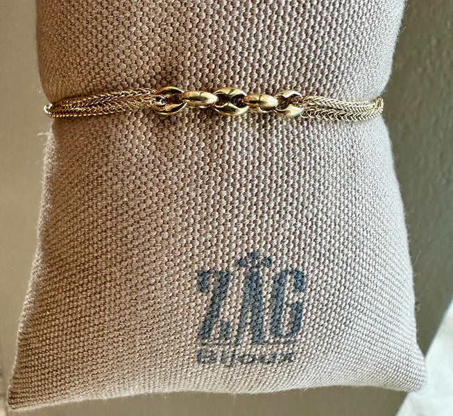 Zag Bijoux Carl Gold Bracelet