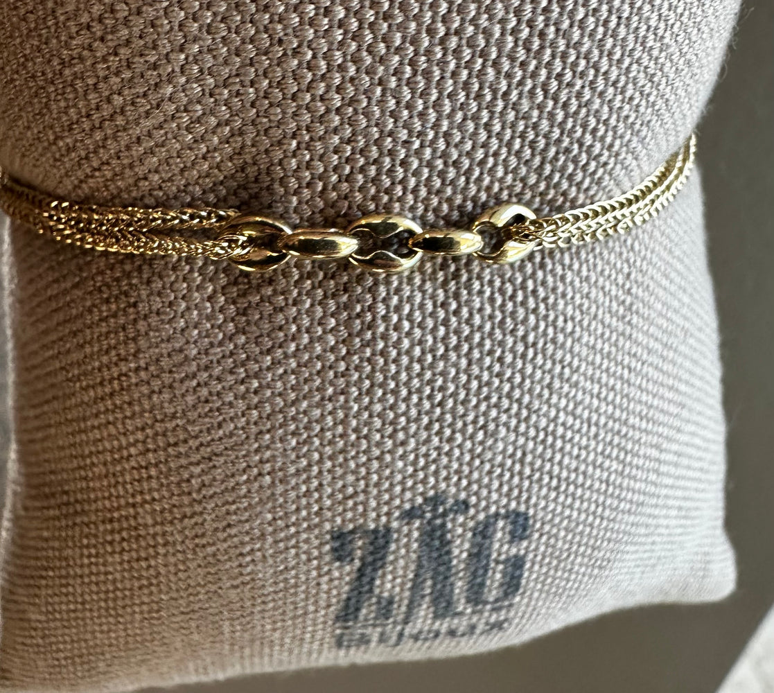 Zag Bijoux Carl Gold Bracelet