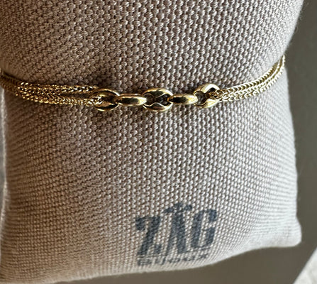 Zag Bijoux Carl Gold Bracelet