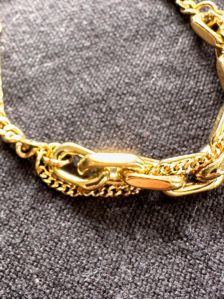 Zag Bijoux Heavy Link Chain Gold Bracelet