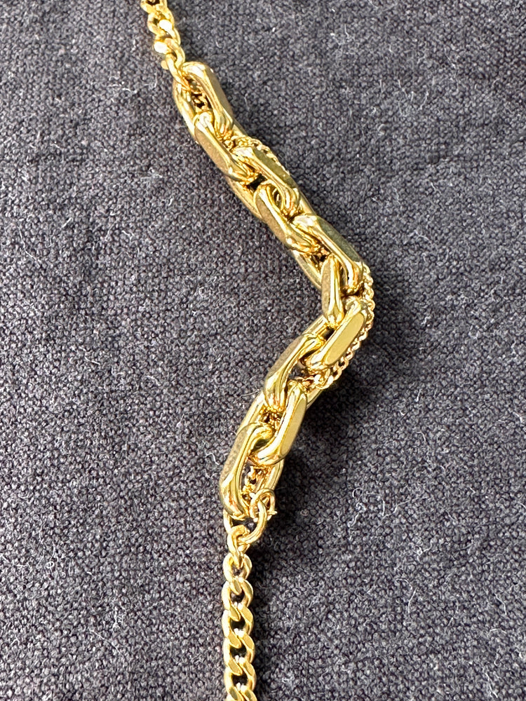 Zag Bijoux Heavy Link Chain Gold Bracelet