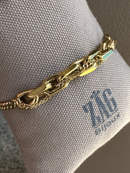Zag Bijoux Heavy Link Chain Gold Bracelet