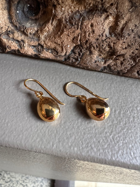 Gammie Gołd Almond Drop Earring