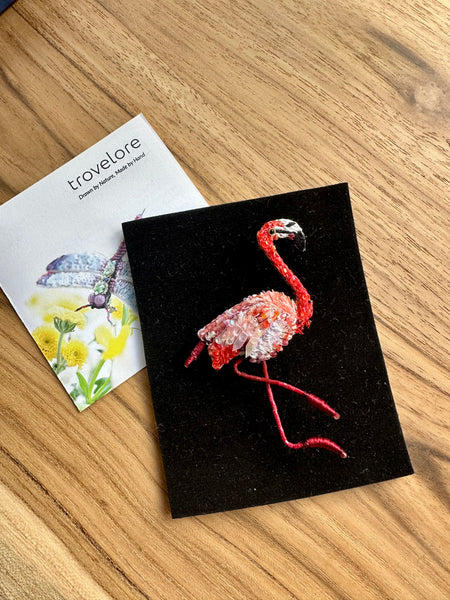 Trovelore Caribbean Flamingo Brooch