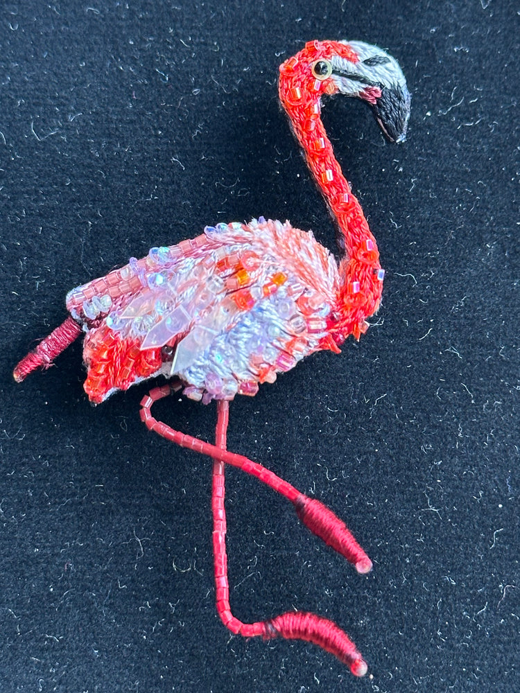 Trovelore Caribbean Flamingo Brooch