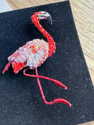 Trovelore Caribbean Flamingo Brooch