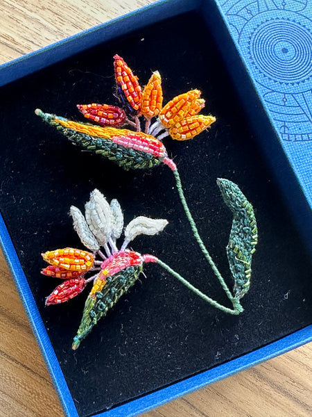 Trovelore Bird of Paradise Flower Brooch