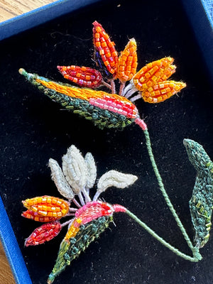 Trovelore Bird of Paradise Flower Brooch
