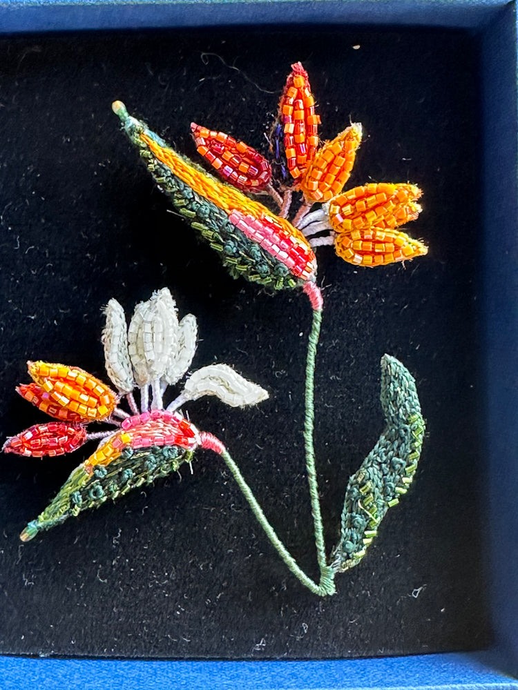 Trovelore Bird of Paradise Flower Brooch