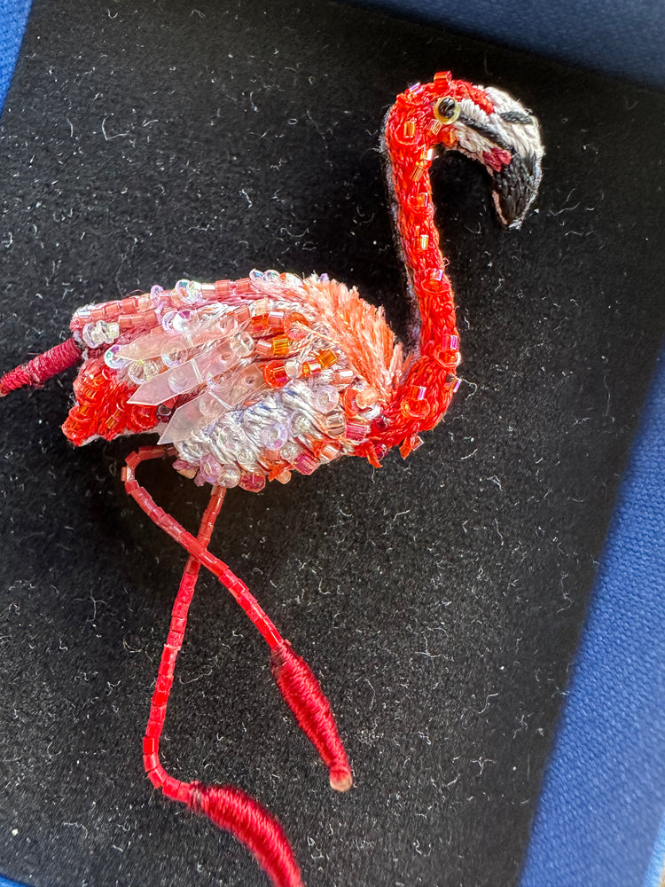 Trovelore Caribbean Flamingo Brooch