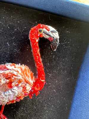 Trovelore Caribbean Flamingo Brooch