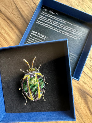 Trovelore Tortoise Beetle Brooch